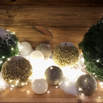 Christmas decoration in Courchevel