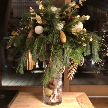 Christmas decoration in Courchevel
