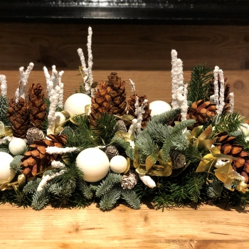Christmas decoration in Courchevel