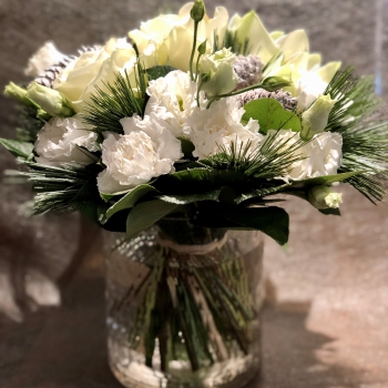 Petit Bouquet Blanc d'Hiver