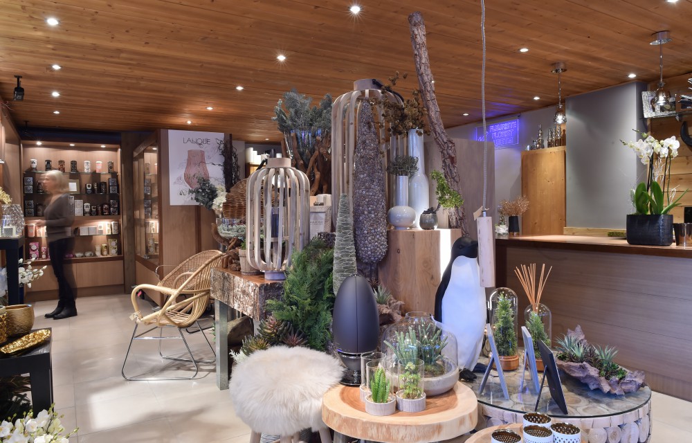 La boutique de décoration, Jasmine Fleurs à Courchevel